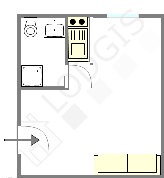 Квартира Париж 15° - Интерактивный план