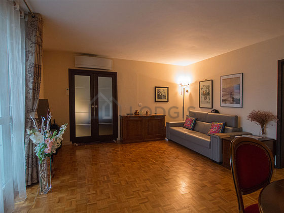 Living room facing the road