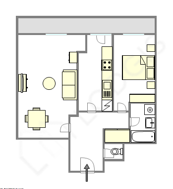 Wohnung Meudon - Interaktiven Plan