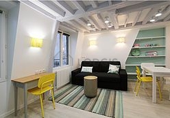 Duplex Paris 4° - Living room