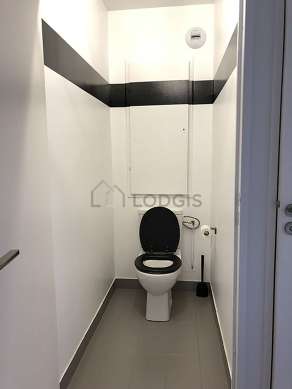Toilets separated from the bathroom