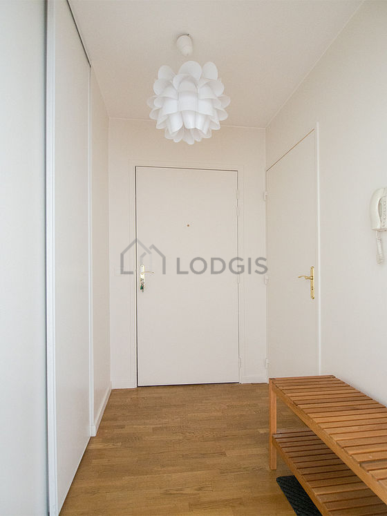 Beautiful entrance with wooden floor