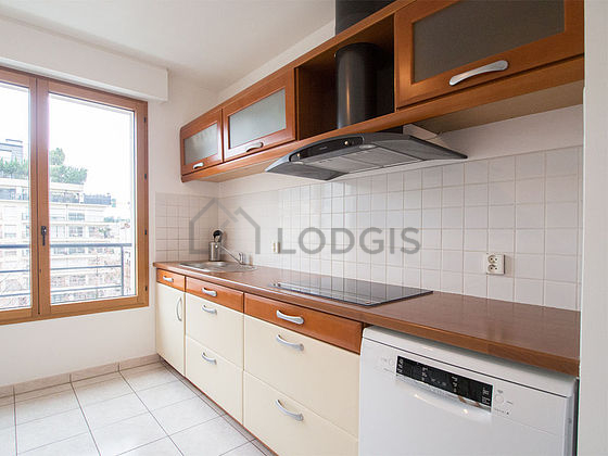 Great kitchen with tile floor