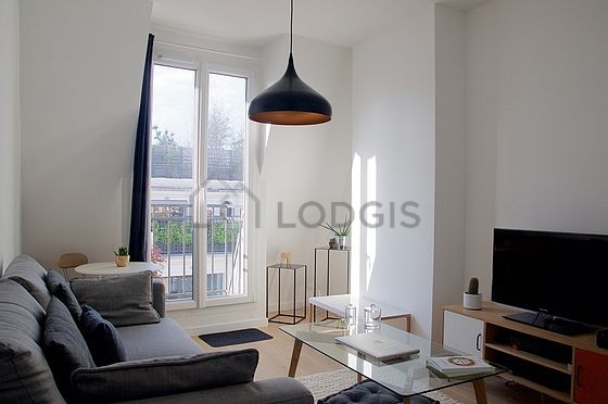 Living room with double-glazed windows