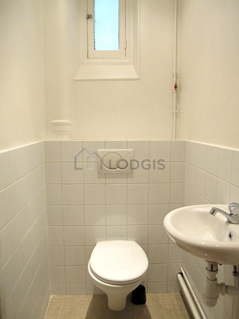 Toilets separated from the bathroom