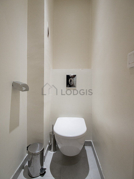 Toilets separated from the bathroom