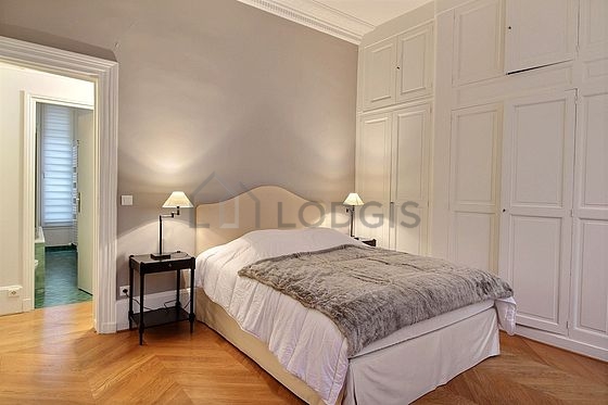 Bedroom with windows