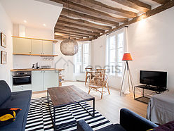 Wohnung Paris 4° - Wohnzimmer