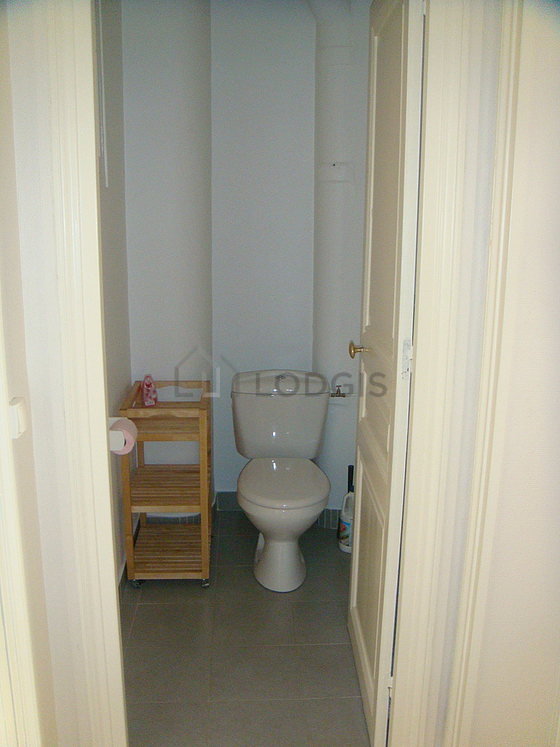 Toilets separated from the bathroom