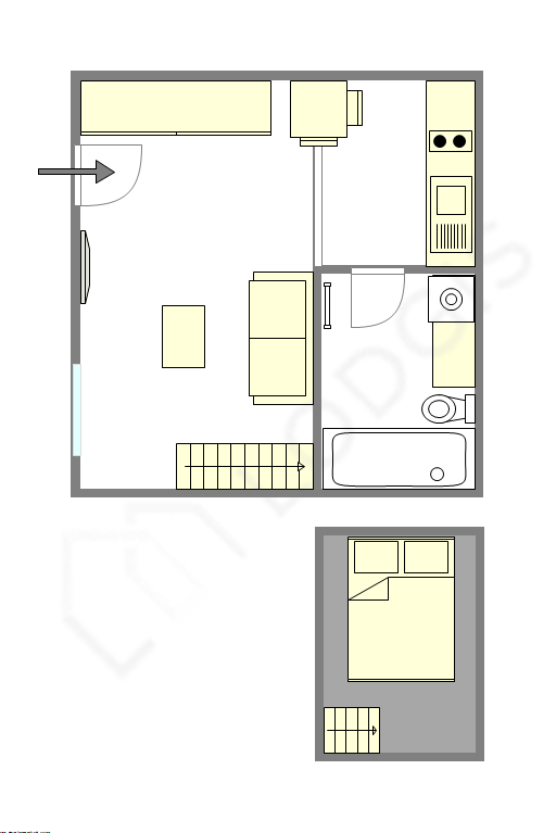 Appartement Paris 4° - Plan interactif