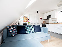 Wohnung Paris 20° - Wohnzimmer