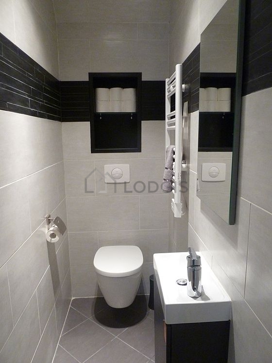 Toilets separated from the bathroom