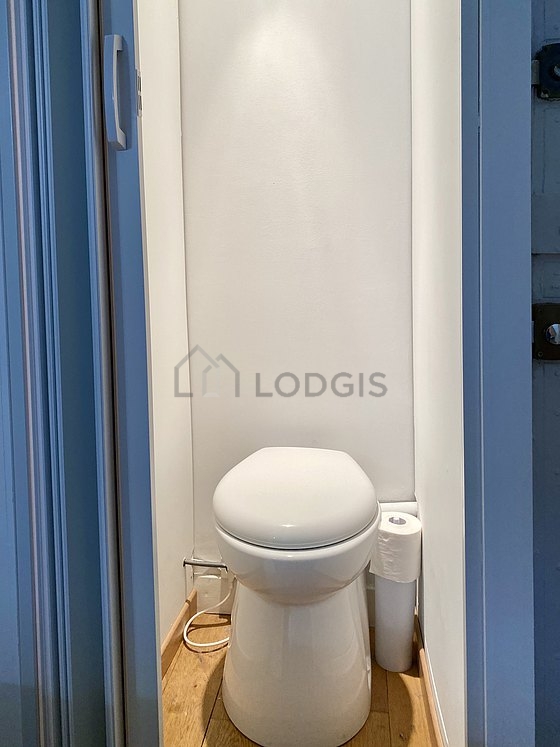 Toilets separated from the bathroom