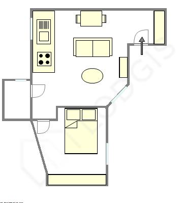 Appartamento Parigi 8° - Piantina interattiva