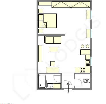 Apartment Paris 5° - Interactive plan