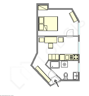 Apartment Paris 12° - Interactive plan