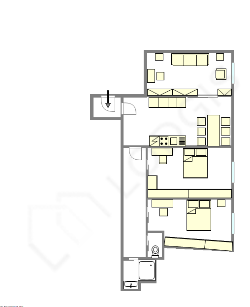 アパルトマン パリ 4区 - レイアウト