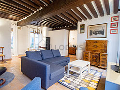 Wohnung Paris 4° - Wohnzimmer