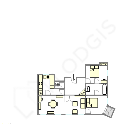 Квартира Париж 9° - Интерактивный план