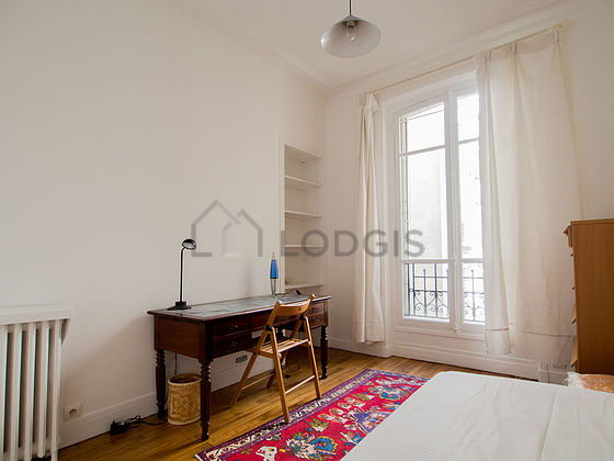 Bedroom with windows