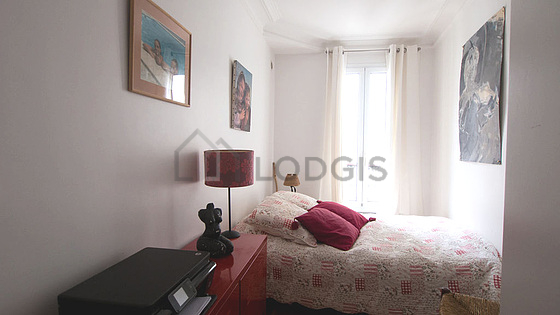 Bedroom facing the courtyard