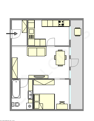 Apartamento Neuilly-Sur-Seine - Plano interativo