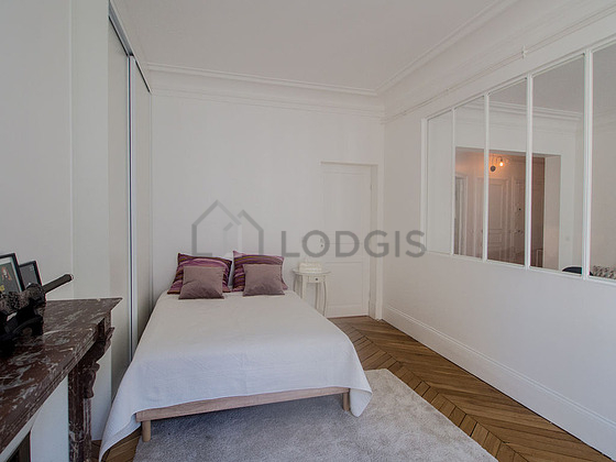 Bedroom with windows