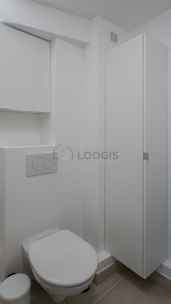 Bathroom equipped with wardrobe, cupboard