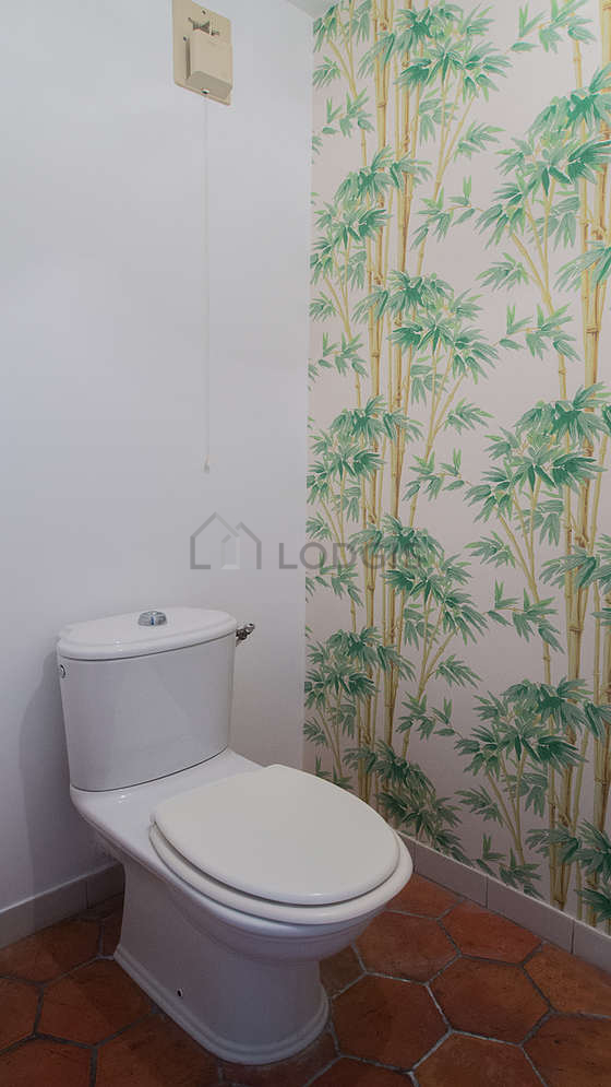 Toilets separated from the bathroom