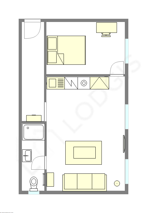 Apartment Hauts de seine - Interactive plan