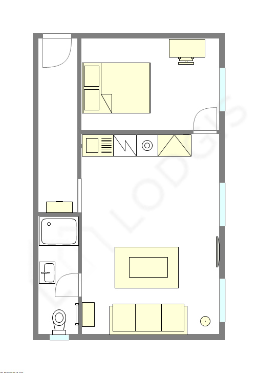 Apartment Colombes - Interactive plan