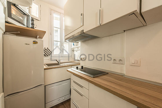 Great kitchen with wooden floor