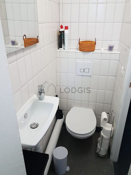 Toilets separated from the bathroom