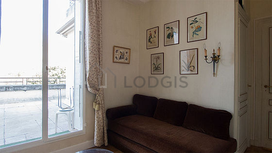 Bedroom with wooden floor
