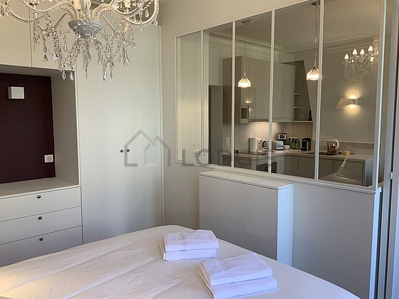 Bedroom with windows