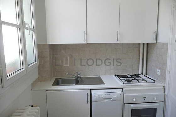 Great kitchen with tile floor