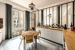 双层公寓 巴黎1区 - 厨房