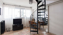 Duplex Paris 14° - Living room  2