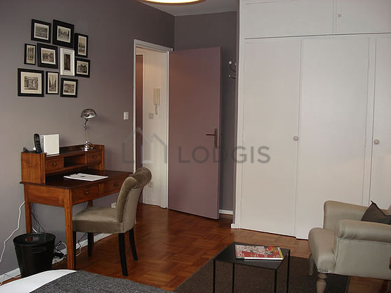 Living room with wooden floor