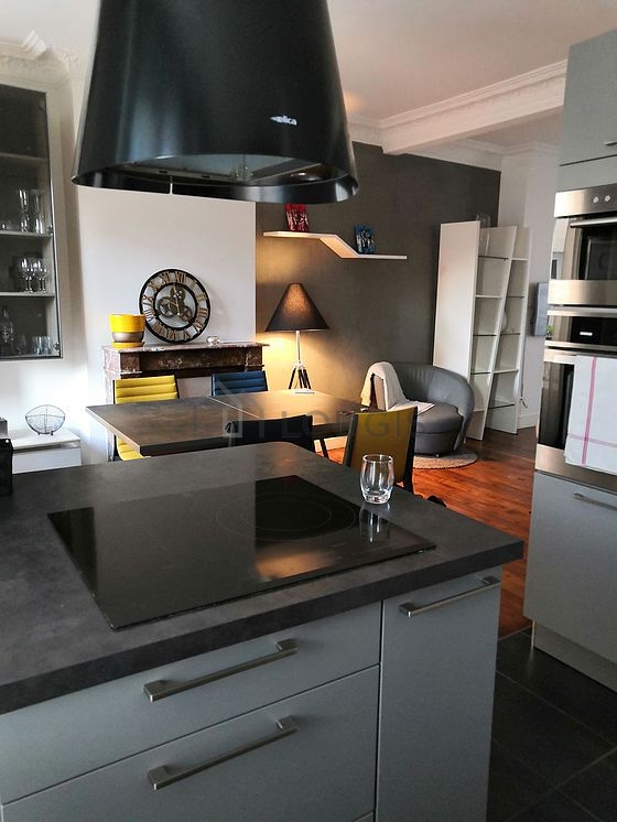 Kitchen with windows