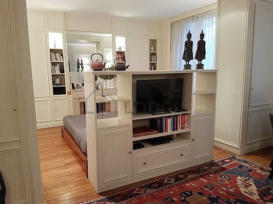 Living room facing the road