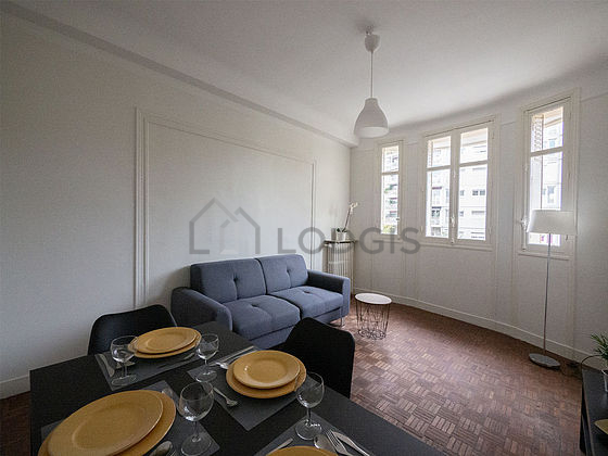 Living room facing the road