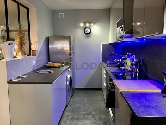 Great kitchen with tile floor