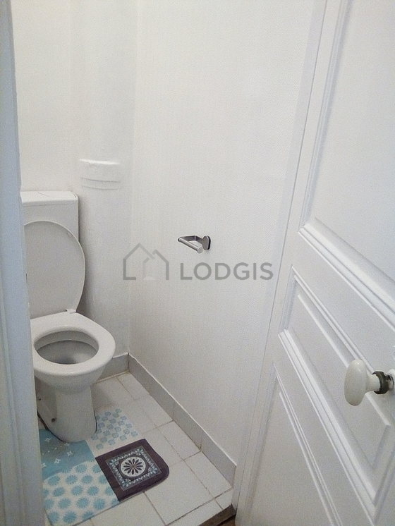 Toilets separated from the bathroom