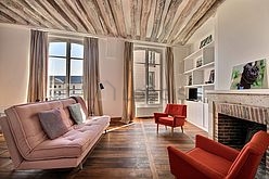 Wohnung Paris 5° - Wohnzimmer