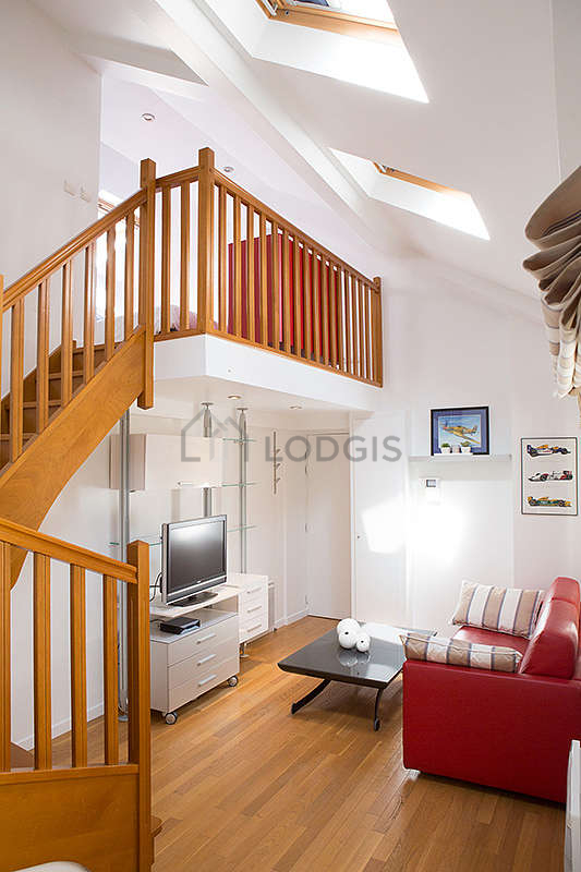 Magnifique séjour très calme et lumineux d'un duplex à Paris