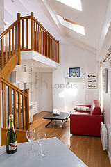 Duplex Paris 8° - Living room