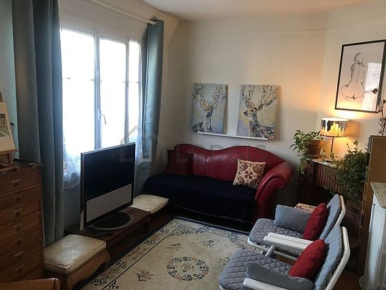 Living room with wooden floor