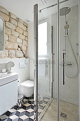 Wohnung Paris 4° - Badezimmer