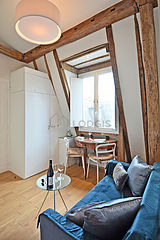 Wohnung Paris 4° - Wohnzimmer